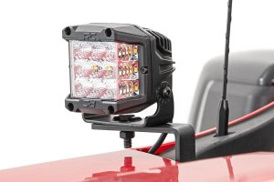 Chevrolet Silverado 1500 LED Light Kit - Ditch Mount - Rough Country - Spot - Black - '19-'22